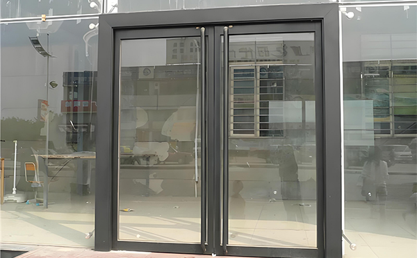 岚皋玻璃地弹门