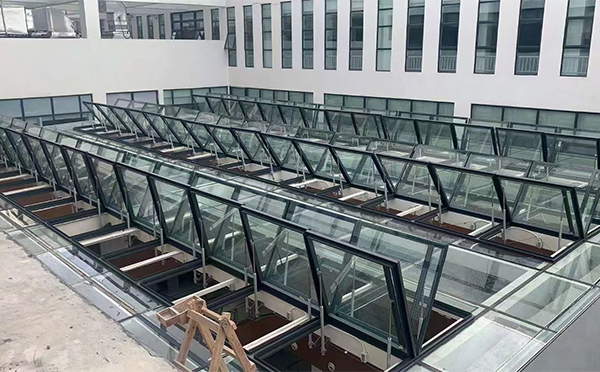 百安科技有限公司近期岚皋排烟窗项目案例分享